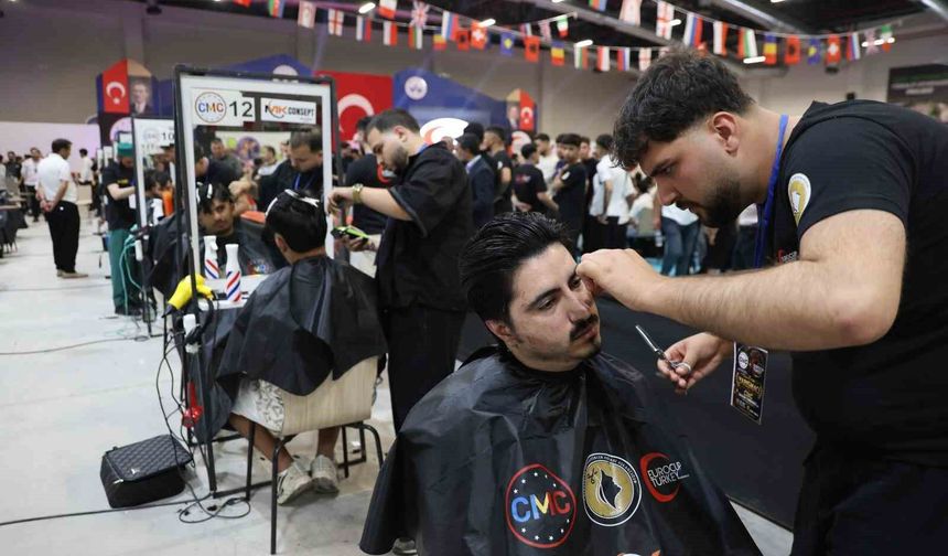 Uluslararası Kuaförler Balkan Şampiyonası Elazığ'da başladı
