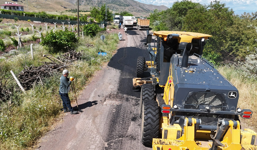 İl Özel İdaresi’nden Kırsal Yol Ağına Güçlendirme Çalışması