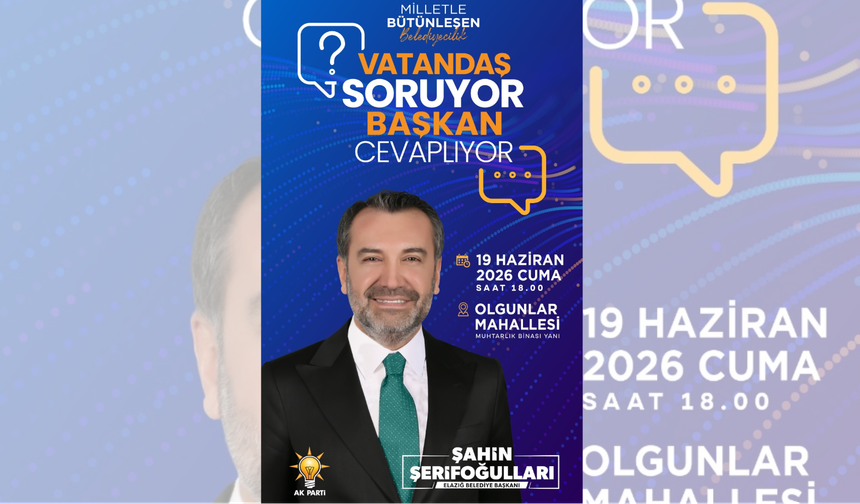 “Vatandaş Soruyor, Başkan Cevaplıyor” Programı Başlıyor