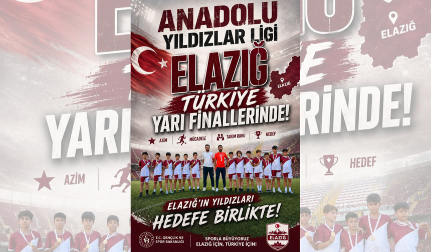 ELAZIĞ ANALİG FUTBOL TAKIMI GRUBUNU LİDER TAMAMLAYARAK YARI FİNALE YÜKSELDİ