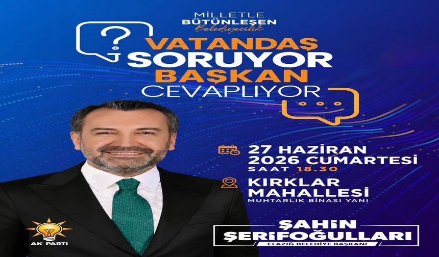 Belediye Başkanı Vatandaşlarla Kırklar Mahallesi’nde Buluşuyor