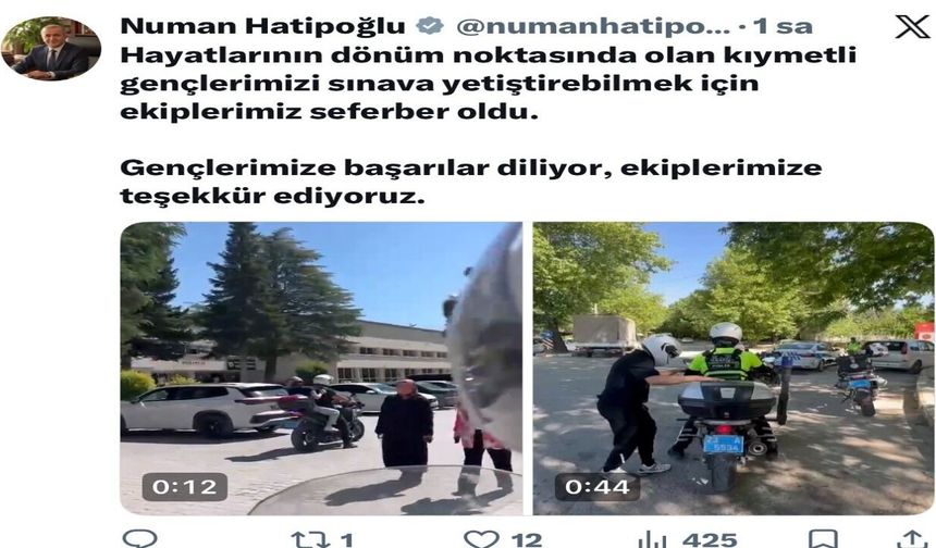 Elazığ'da YKS'ye Geciken Adayların İmdadına Polis Ekipleri Yetişti