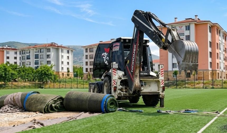 Baskil, Karakoçan ve Palu’da Spor Sahaları Yenileniyor