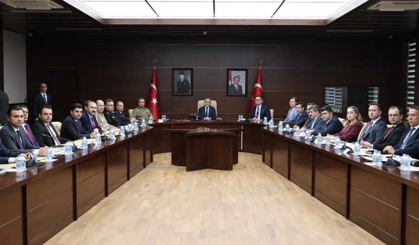 Elazığ’da Güvenlik ve Asayiş Gündemi Masaya Yatırıldı