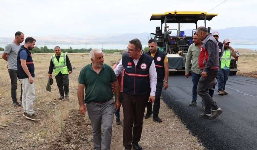 Karasaz Köyü Yolunda BSK Asfalt Çalışması Tamamlandı