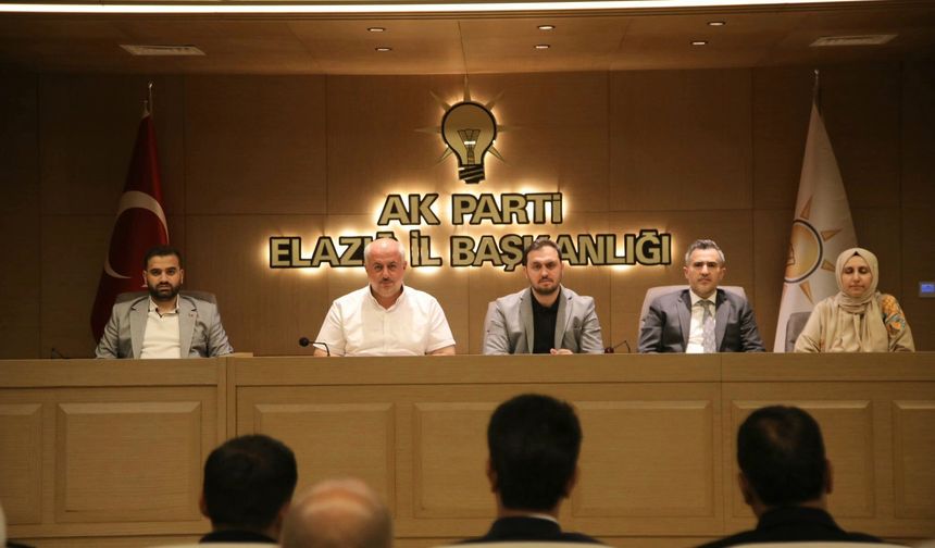 AK Parti Elazığ’da Haftalık Yürütme Kurulu Toplantısı Gerçekleştirildi