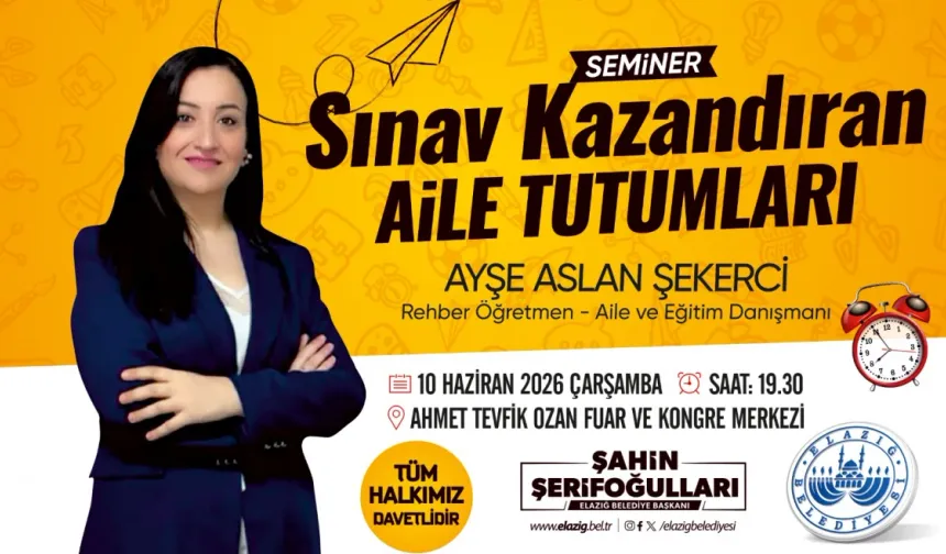 Elazığ Belediyesi’nden Velilere Yönelik Seminer
