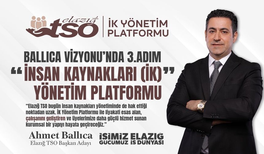 ELAZIĞ TSO, LİYAKATİ İLE TÜM TÜRKİYE'YE ÖRNEK OLACAK