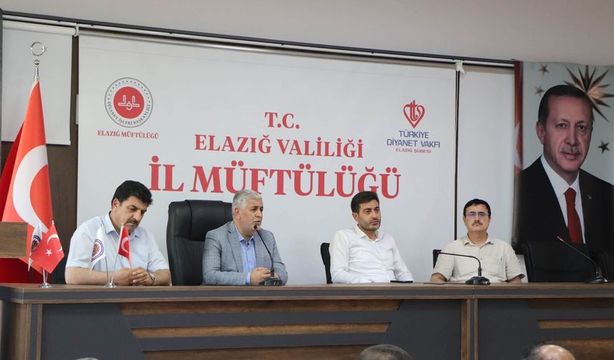 Elazığ'da Din Hizmetleri Değerlendirildi