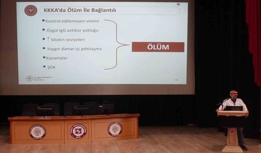 Elazığ'da Sağlık Çalışanlarına KKKA Eğitimi