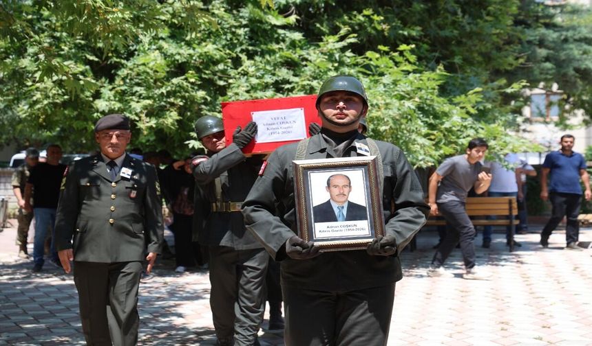 Kıbrıs Gazisi Adnan Coşkun son yolculuğuna uğurlandı