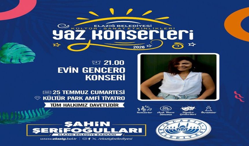 Yaz Konserleri'nde Bu Akşam Evin Gencero Sahnede