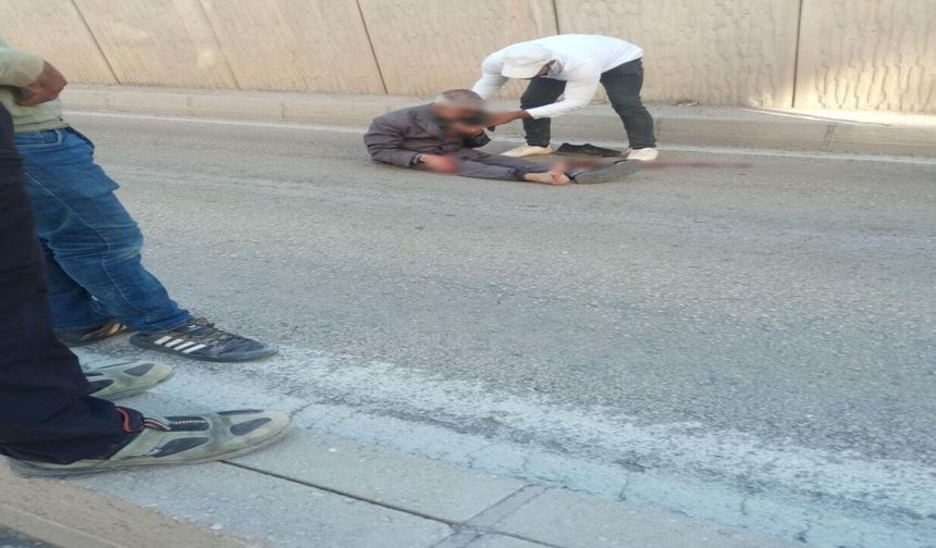 Elazığ'da Bir Vatandaş, Katlı Kavşaktan Düşerek Yaralandı