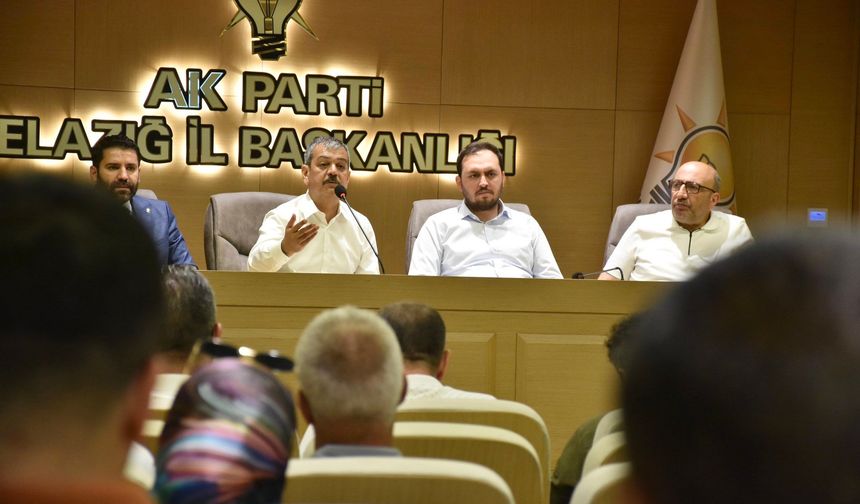 AK Parti Elazığ Teşkilatı Mahalle ve Köy Temsilcileriyle Buluştu