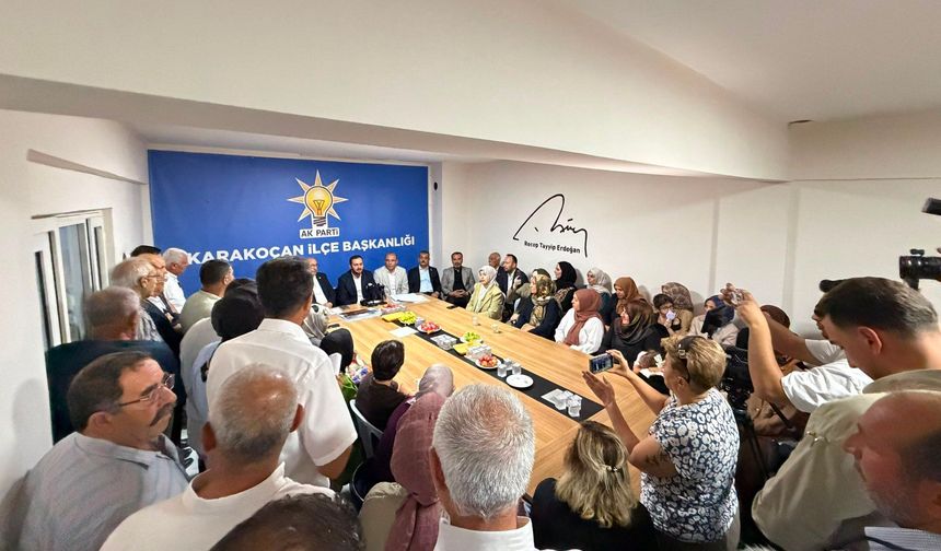 AK Parti Karakoçan'da İlçe Danışma Meclisi Toplandı