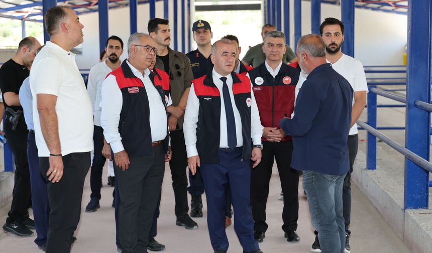 Vali Hatipoğlu Besi OSB'deki Çalışmaları İnceledi