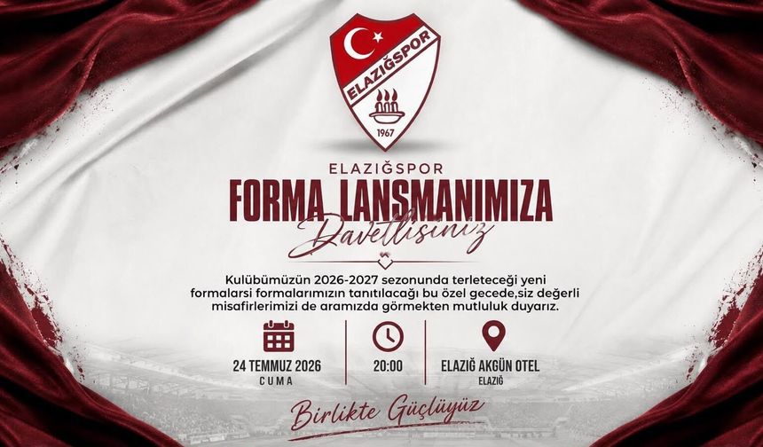 Elazığspor Yeni Sezon Formalarını Tanıtıyor