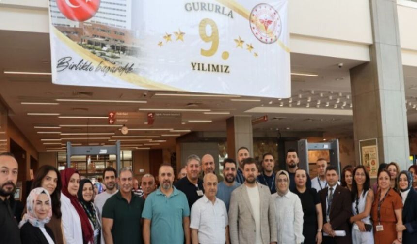 Fethi Sekin Şehir Hastanesi 9. Yaşını Halkla Birlikte Kutladı