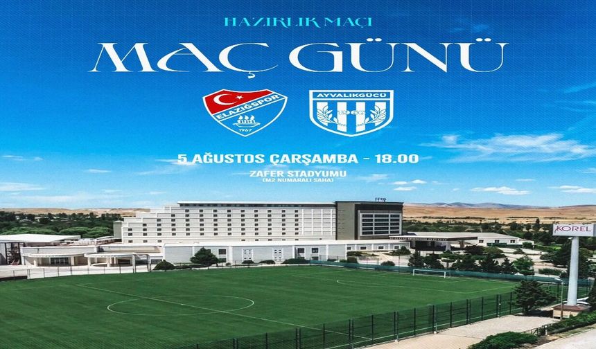 Elazığspor, Ayvalıkgücü ile Sahaya Çıkıyor