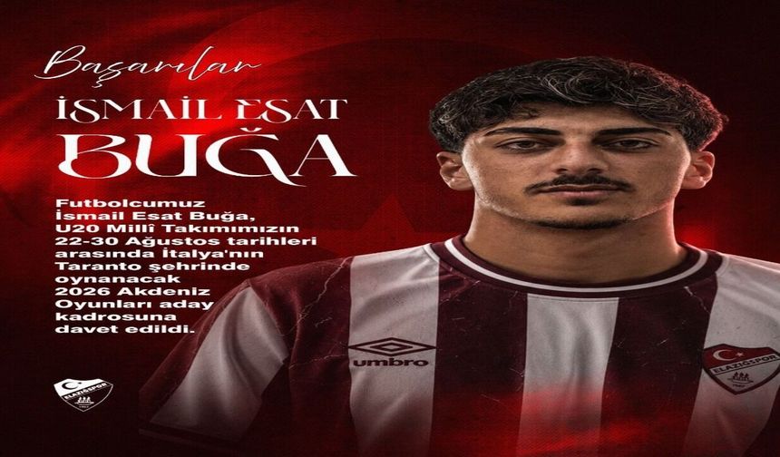 Elazığspor’un Genç Yeteneği U20 Milli Takım’a Çağrıldı