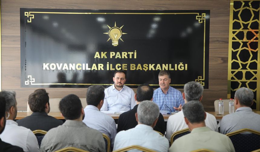 AK Parti Kovancılar İlçe Başkanlığı’nda Temayül Yoklaması Gerçekleştirildi
