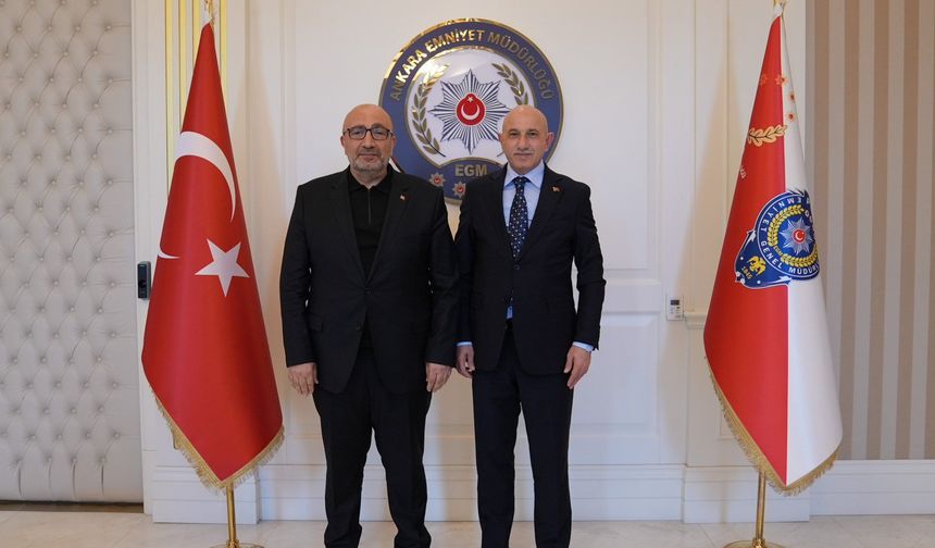 Ejder Açıkkapı’dan Ankara İl Emniyet Müdürü Maksut Yüksek’e Ziyaret