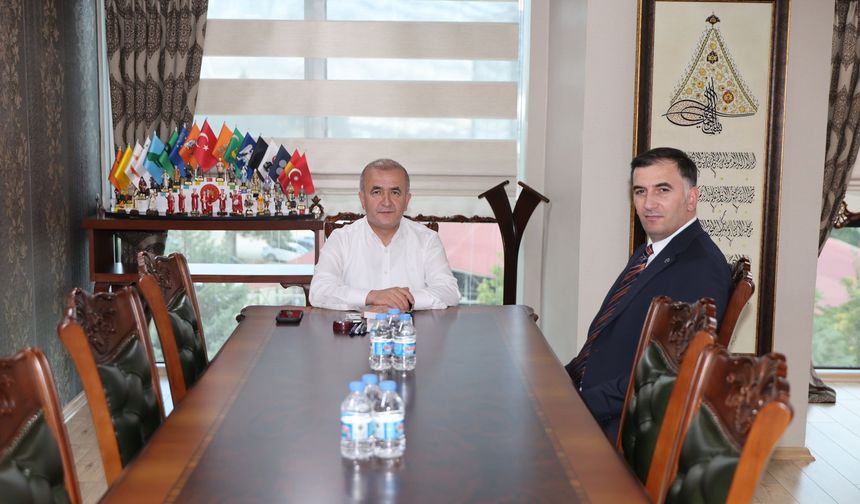 Kaymakam Küçük, Vali Hatipoğlu’nu Ziyaret Etti