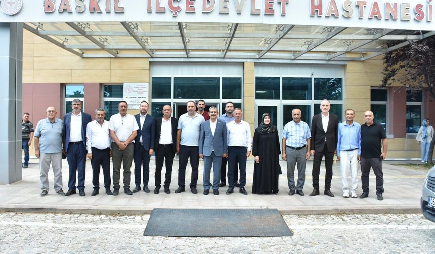 Erol Keleş’ten Baskil Devlet Hastanesi’ne Ziyaret