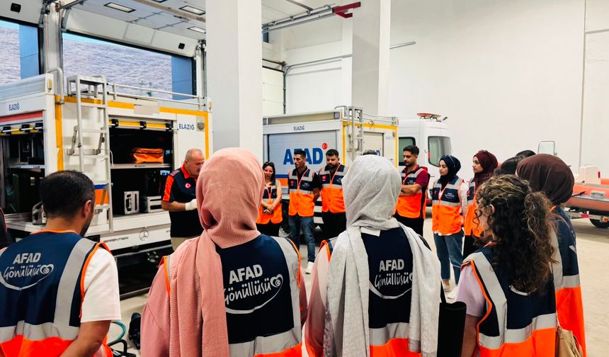 Destek AFAD Gönüllülerine Arama Kurtarma Eğitimi