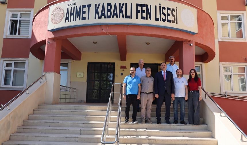 Aziz Gün’den Ahmet Kabaklı Fen Lisesi’ne Yeni Dönem Ziyareti