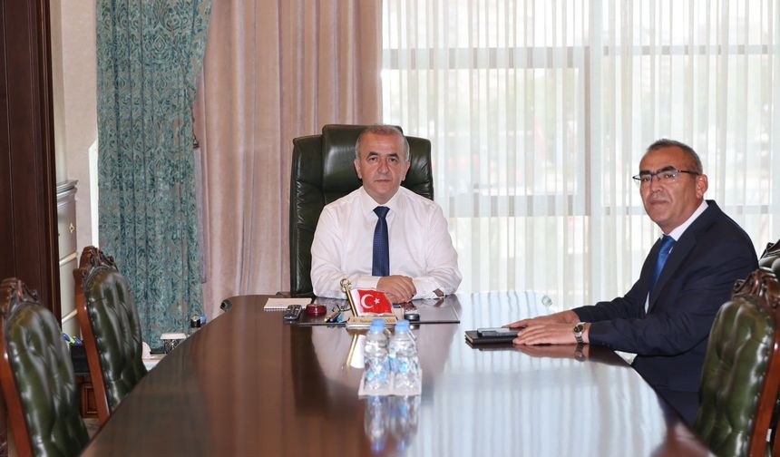 Şeker Fabrikası Müdürü Sami Tekin’den Vali Hatipoğlu’na Ziyaret