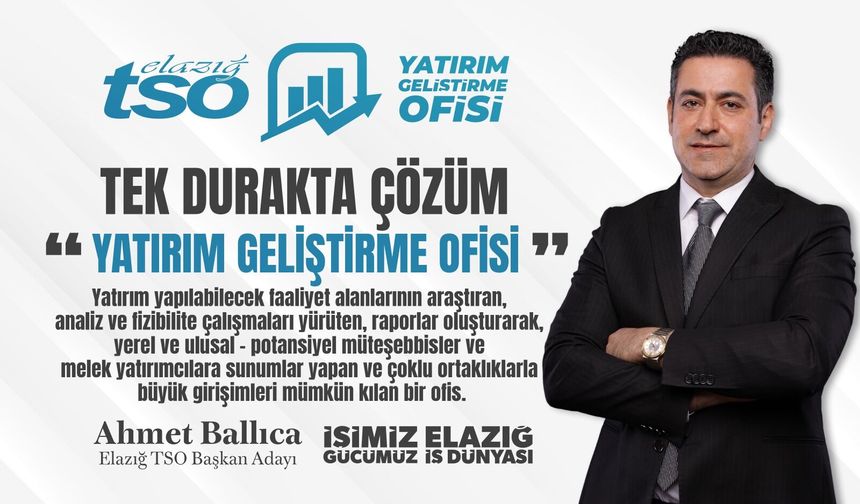 Elazığ Tek Durak Yatırım Geliştirme Ofisi Projesi