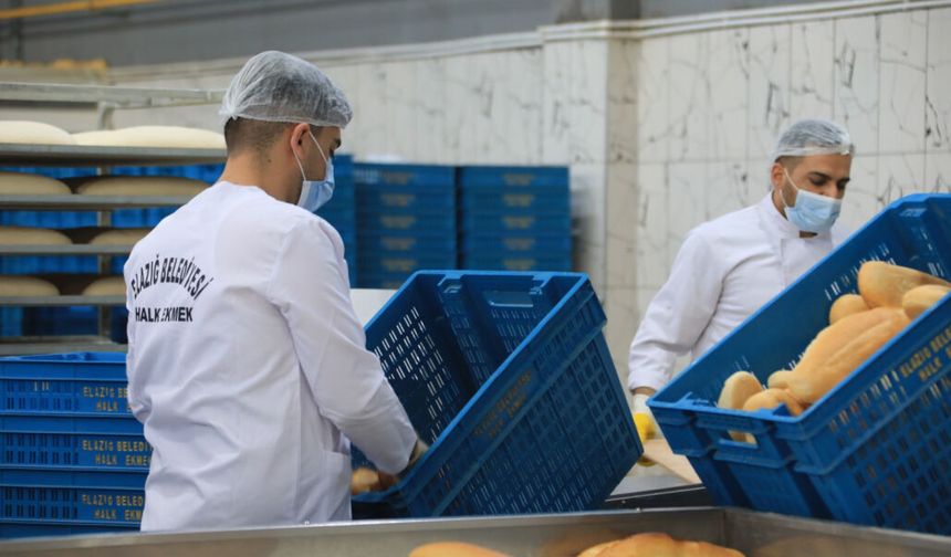 Elazığ Halk Ekmek’te Günlük 20 Bin Ekmek Üretiliyor