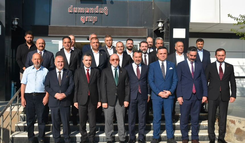 Dumandağ, Aydoğdu ve Protokolü Ağırladı