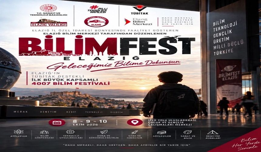 Bilimfest Elazığ İçin Geri Sayım Başladı