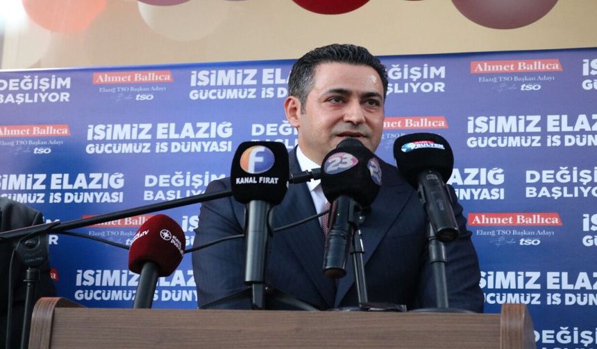 Elazığ TSO Başkan Adayı Ballıca’nın Seçim Merkezi Açıldı