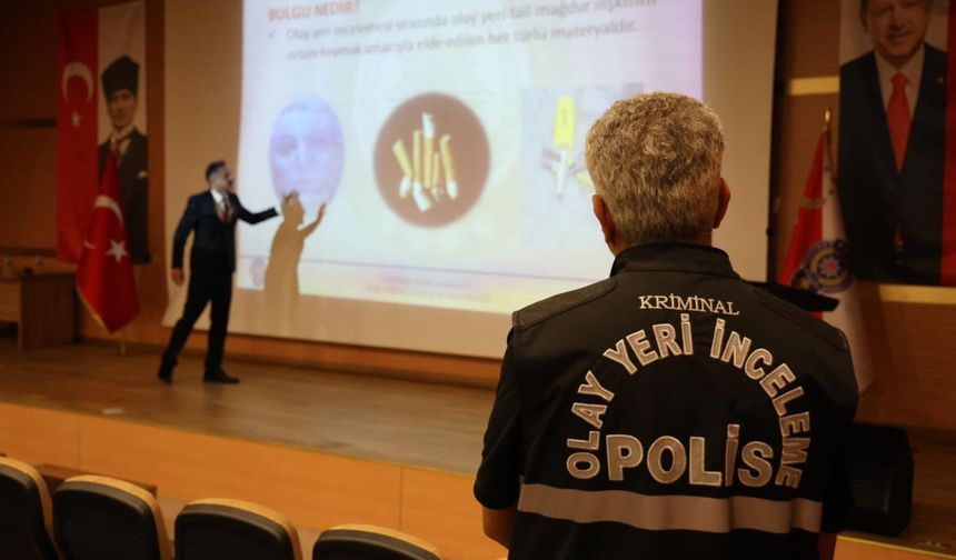 Elazığ Emniyetinden Acil Müdahale Ekiplerine Delil Eğitimi