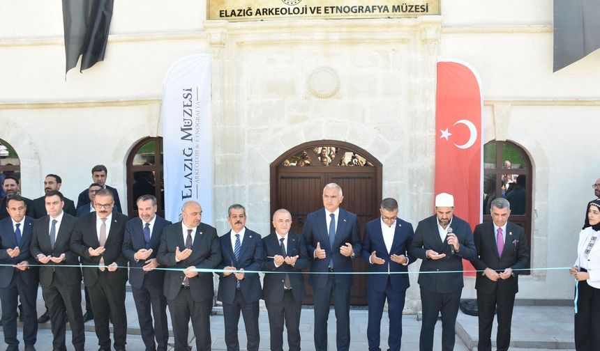 Elazığ Arkeoloji ve Etnografya Müzesi Resmen Açıldı