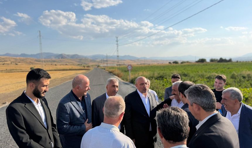 Açıkkapı, Kovancılar-Palu Yolundaki Çalışmaları İnceledi