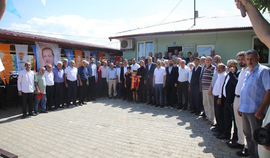 AK Parti Heyeti Elmapınar Köyü’nde Vatandaşların Taleplerini Dinledi