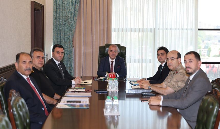 Elazığ’da Güvenlik ve Asayiş Masaya Yatırıldı