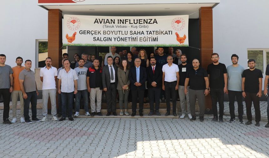 Kuş Gribine Karşı Elazığ’da Saha Tatbikatı Başladı