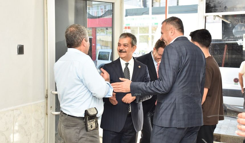 Erol Keleş, Sincik’te Esnaf ve Vatandaşlarla Buluştu