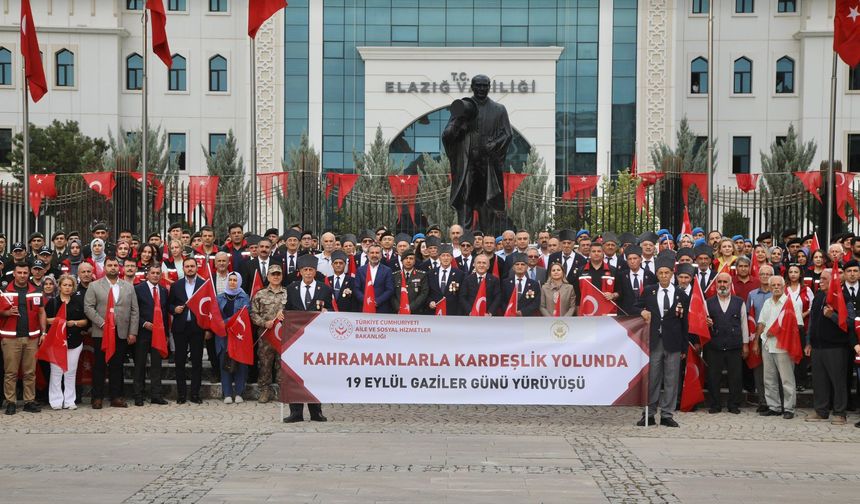 19 Eylül Gaziler Günü Elazığ’da Anıldı