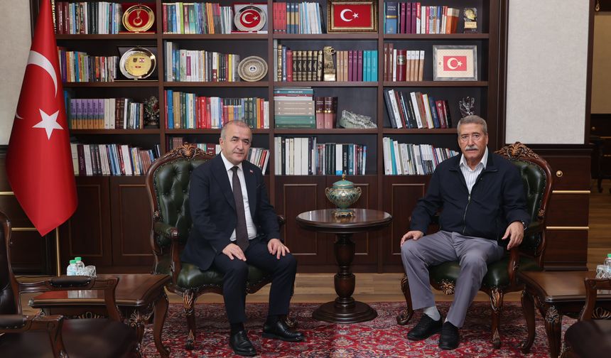 Emekli Vali Kıraç ve Eski Milletvekili Gül’den Vali Hatipoğlu’na Ziyaret