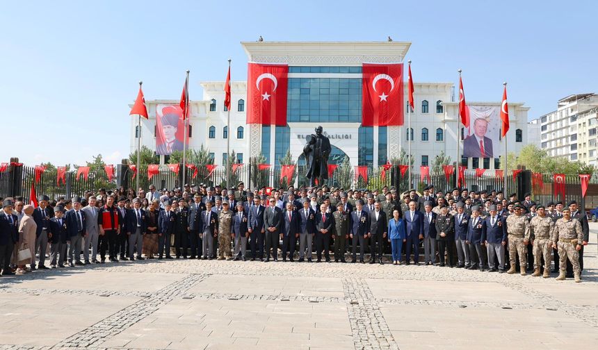 Elazığ’da 19 Eylül Gaziler Günü Törenle Kutlandı