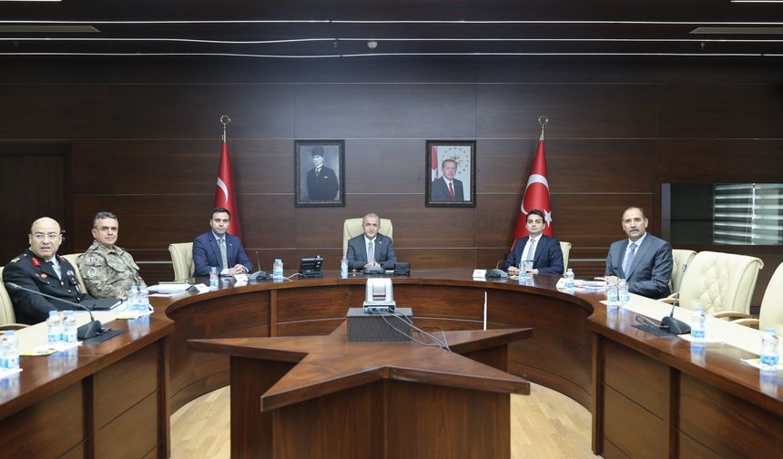 Elazığ’da Okul Güvenliği Toplantısı Gerçekleştirildi