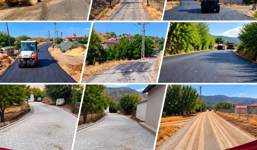 Elazığ il Özel İdare tarafından Elazığ’da Çalışmalar Tüm Hızıyla Sürüyor: Ekipler Sahada