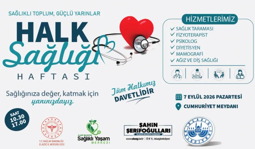 Elazığ Belediyesi Halk Sağlığı Haftası’nı Etkinlikle Kutladı