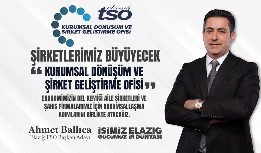 “Elazığ Kurumsal Dönüşüm ve Şirket Geliştirme Ofisi” Projesi